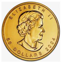 Kanadyjski Liść Klonowy 2004 złoto 1 oz próba 999