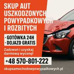 Skup aut uszkodzonych Odbiór auta - GRATIS!, skup 