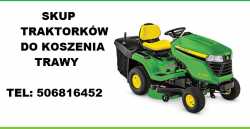 SKUP TRAKTORKÓW DO TRAWY, KOSIAREK, TRAKTOREK OGRO
