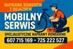 Naprawa rowerów z dojazdem Konstancin Warszawa Józ
