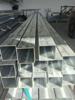 Profile stalowe ocynk 80x80. 100x100