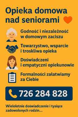 Opieka domowa nad seniorami Całodobowo