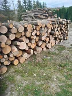 Drewno opalowe Dąb w klockach po 125cm. Tanio