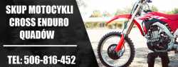 SKUP MOTOCYKLI CROSS CROSSÓW ENDURO QUAD QUADY ATV