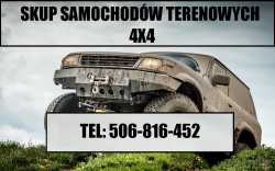 SKUP SAMOCHODÓW TERENOWYCH 4X4 TERENOWE TERENOWY