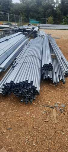 Słupek ogrodzeniowy ocynk rura fi 48mm x 2mm 