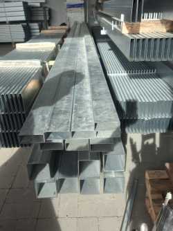 Profile stalowe ocynkowane 80x40x3mm fotowoltanika