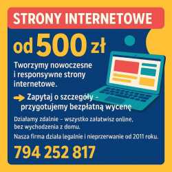 Tania strona internetowa od 500 zł z fakturą. Goto