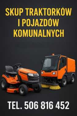 SKUP TRAKTORKÓW DO KOSZENIA TRAWY *SPRAWNE *USZKOD
