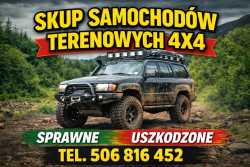 SKUP SAMOCHODÓW TERENOWYCH 4X4 TERENOWE TERENOWY