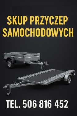 SKUP PRZYCZEP SAMOCHODOWYCH PRZYCZEPEK SAM LAWET 