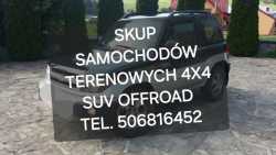 SKUP SAMOCHODÓW TERENOWYCH 4X4 TERENOWE TERENOWY