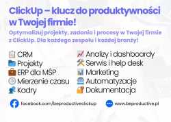 Konsultant ClickUp wdrożenie CRM i zarządzanie pro