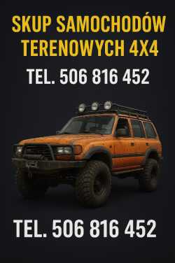 SKUP SAMOCHODÓW TERENOWYCH 4X4 TERENOWE TERENOWY