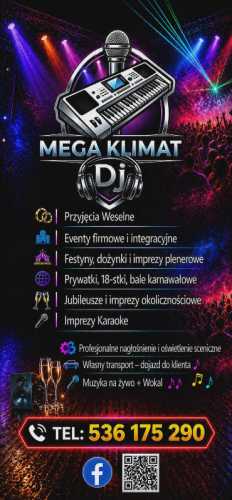 Dj, Muzyka na Żywo+Wokal (Wesela,18-stki, itp.)