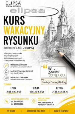 Kurs Wakacyjny Rysunku 2026