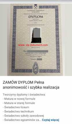 Kup świadectwo maturę dyplom polskie szkoły i ucze