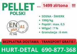 PELLET POLSKI - POLSKI PRODUCENT 1499zl paleta - t