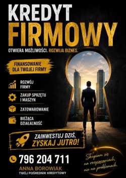PROWADZISZ FIRMĘ I BRAKUJE CI GOTÓWKI NA ROZWÓJ?