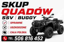 SKUP QUADÓW QUAD QUADY ATV BUGGY SSV