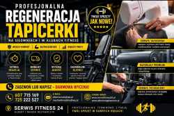 Regeneracja tapicerki na siłowniach, w klubach fit