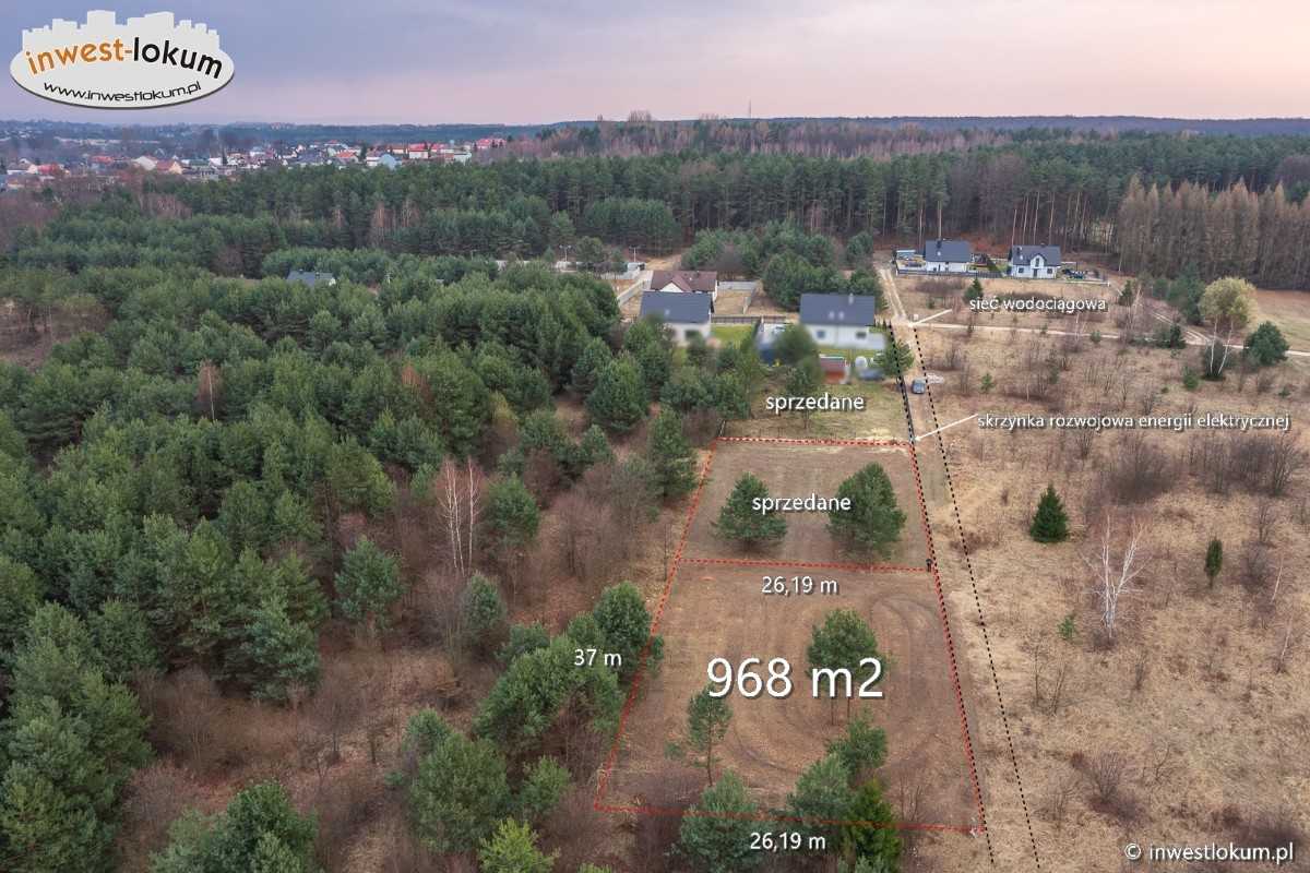 Działka budowlana Niesułowice 968 m2 165000 zł tel 791 377551
