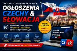 Twoje ogłoszenie w Czechach i na Słowacji
