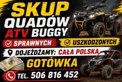 SKUP QUADÓW QUAD QUADY ATV BUGGY SSV