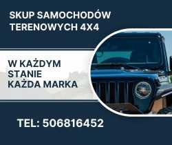 SKUP SAMOCHODÓW TERENOWYCH 4X4 TERENOWE TERENOWY