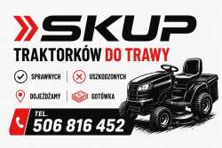 SKUP TRAKTORKÓW DO KOSZENIA TRAWY TRAKTOREK 
