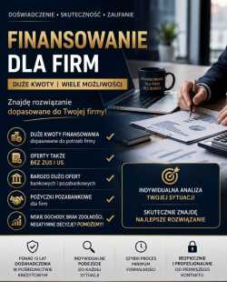 FINANSOWANIE DLA FIRM, RÓWNIEŻ W TRUDNYCH PRZYPADK