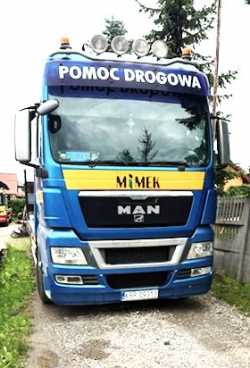 Pomoc drogowa - usługi transportowe