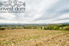 Działka  1662m², Klęczany