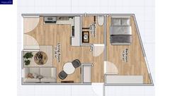 Mieszkanie  56,7m², Ustroń