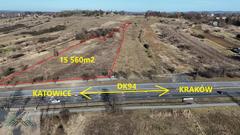 Działka  15560m², Krzykawa