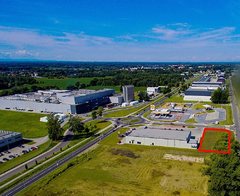 Działka  1569m², Monowice