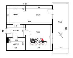 Mieszkanie  32,6000m², Kraków Podgórze Duchackie, Kurdwanów