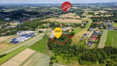 Działka  1200m², Biskupice 