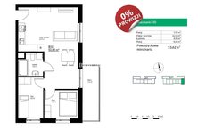 Mieszkanie  53,6200m², Kraków Bieżanów-Prokocim, Bieżanów