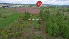 Działka  2700m², Mników 