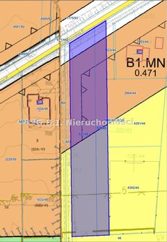 Działka  2170m², Imielin 