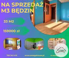 Mieszkanie  33.00m², Będzin
