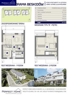 Mieszkanie  61,15m², Ustroń