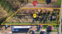Działka  5904m², Mników 