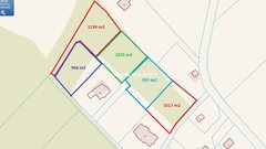 Działka  1199m², Włosań Włosań