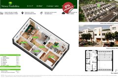 Mieszkanie  48,9500m², Tarnów Zabłocie