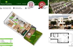 Mieszkanie  72,5200m², Tarnów Zabłocie