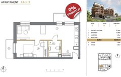 Mieszkanie  48,8000m², Wieliczka Wieliczka, Wieliczka