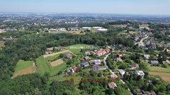 Działka  1406m², Siercza 