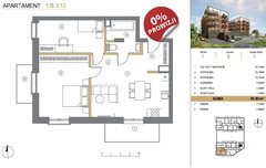 Mieszkanie  65,8000m², Wieliczka  Wieliczka , Wieliczka